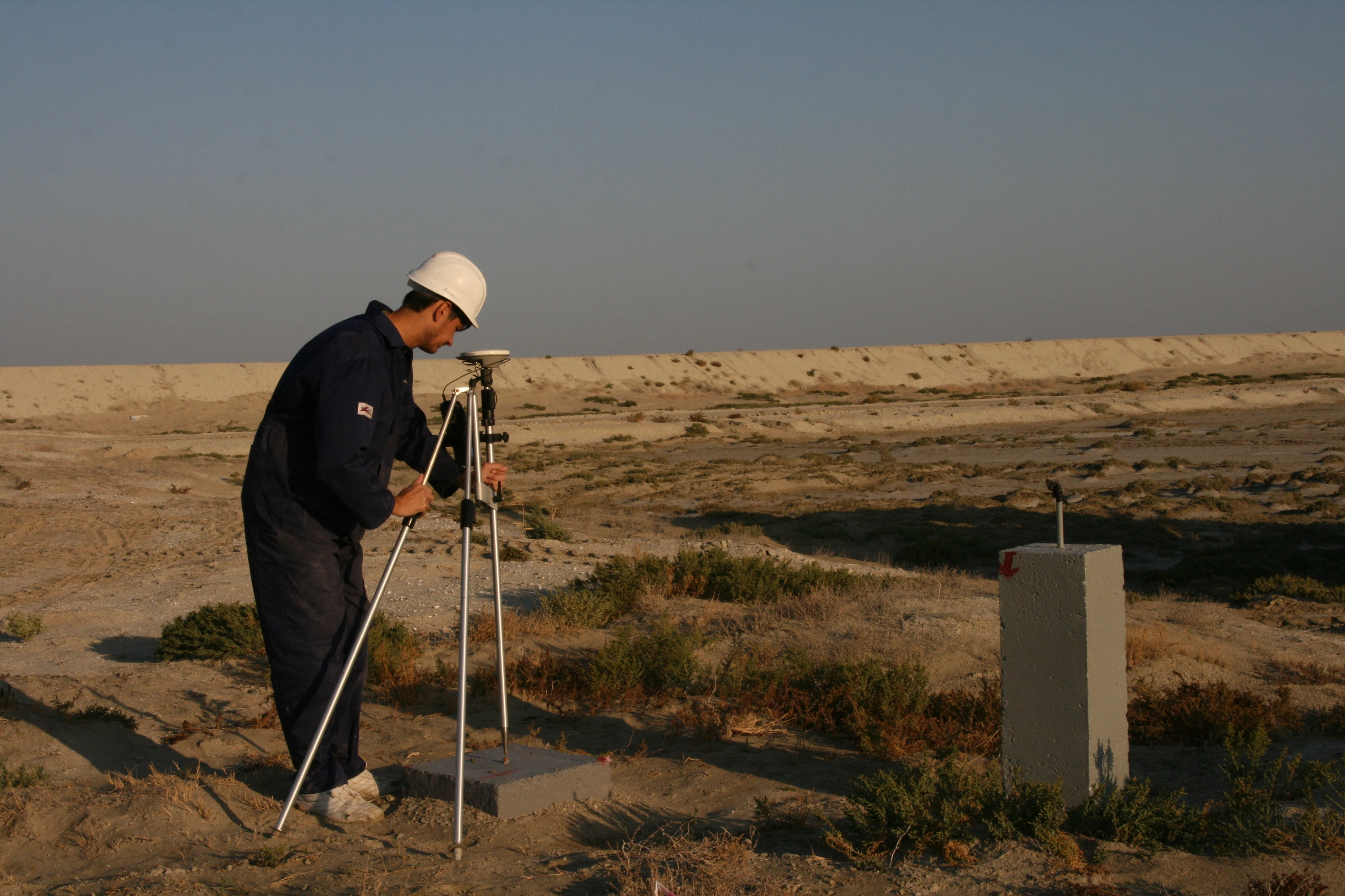 Изображение лазерных работ на морпорте Актау